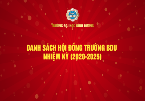 DANH SACH HOI DONG TRUONG BDU NHIEM KY 2020 2025
