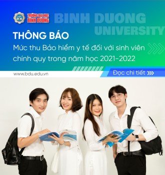 Thông báo về việc mức thu Bảo hiểm y tế đối với sinh viên chính quy trong năm học 2021-2022