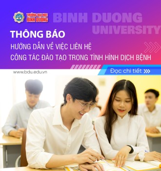 Thông báo hướng dẫn về việc liên hệ công tác đào tạo trong tình hình dịch bệnh