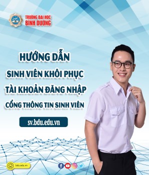 Hướng dẫn sinh viên khôi phục tài khoản đăng nhập cổng thông tin sinh viên