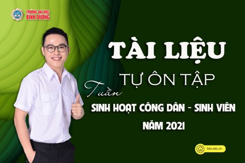 Tài liệu tự ôn tập Tuần sinh hoạt công dân - sinh viên 2021