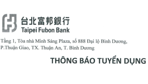 Ngân hàng Fubon Đài Loan tuyển dụng
