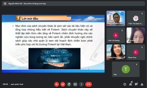 Hội đồng thẩm định sách chuyên khảo “Công nghệ tài chính – Thực trạng và xu thế phát triển”