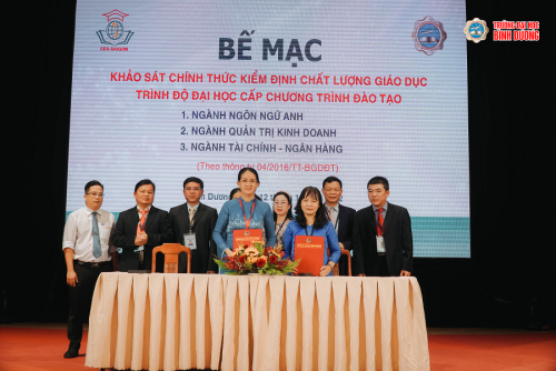 Trường Đại học Bình Dương hoàn thành chính thức đợt kiểm định chất lượng giáo dục