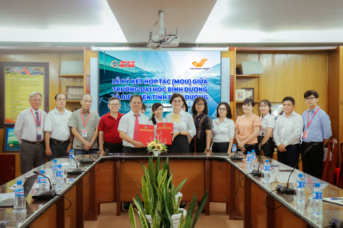 BDU ký kết thỏa thuận hợp tác (MOU) với Bưu điện tỉnh Bình Dương