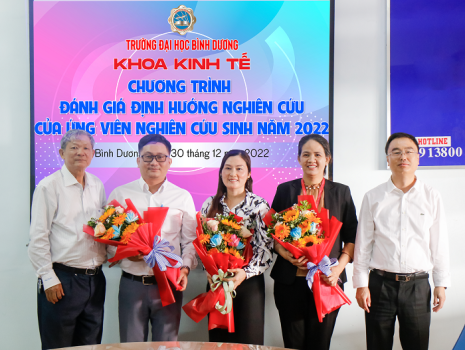 Thông qua định hướng nghiên cứu của 2 ứng viên nghiên cứu sinh 2022