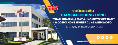 Tham quan nhà máy và cơ hội nghề nghiệp cùng Ajinomoto Việt Nam