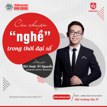 CÔNG BỐ DIỄN GIẢ CHƯƠNG TRÌNH WORKSHOP "CÂU CHUYỆN NGHỀ TRONG THỜI ĐẠI SỐ” – THẠC SĨ NGUYỄN MINH TRÍ