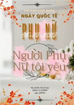 Tập san điện tử “Người phụ nữ tôi yêu”