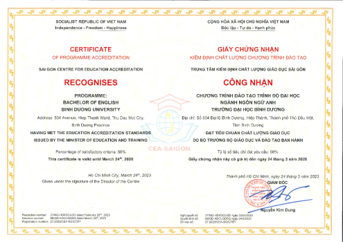 gcn dh binh duong Ngon ngu Anh