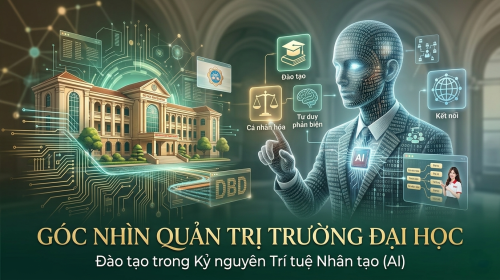 Góc nhìn của nhà quản trị về đào tạo Đại học trong bối cảnh trí tuệ nhân tạo (AI)